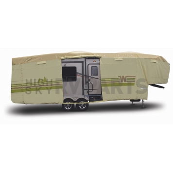 Adco Winnebago Cover for 37' - 40' Fifth Wheel Trailers - Tan Polypropylene - 64857-1