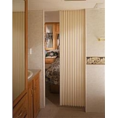 Irvine Interior 24 inch x 75 inch Fabric Folding Door 2475FDIVBH