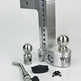 Weigh Safe Hitch Ball Mount 2-1/2 Inch Receiver  x 10 Inch Drop - WS10-2.5