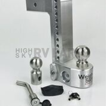 Weigh Safe Hitch Ball Mount 2-1/2 Inch Receiver  x 10 Inch Drop - WS10-2.5