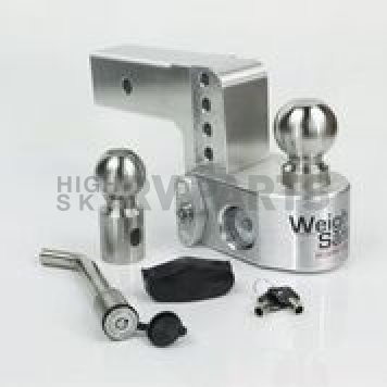 Weigh Safe Hitch Ball Mount 2-1/2 Inch Receiver  x 4 Inch Drop - WS4-2.5