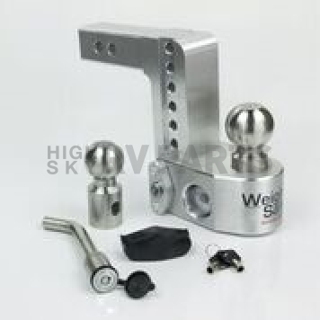 Weigh Safe Hitch Ball Mount 2 Inch Receiver  x 6 Inch Drop - WS6-2