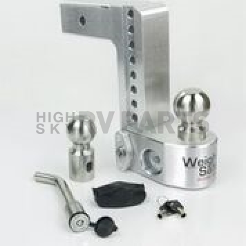 Weigh Safe Hitch Ball Mount 2-1/2 Inch Receiver  x 8 Inch Drop - WS8-2.5