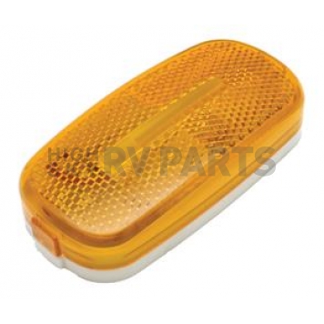 Valterra Clearance Marker Light - 4 Inch x 2 Inch Rectangle Amber - WP-S-300A