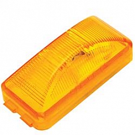 Valterra Clearance Marker Light - 2-1/2 Inch x 1-1/4 Inch Rectangle Amber - WP-1258AF