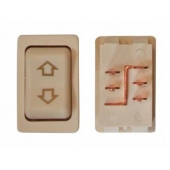 Valterra Slide Out Switch - Double Pole Double Throw - Ivory - DG35876VP