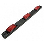 Valterra Clearance Marker Light - 4 Inch x 1-1/2 Inch Rectangle Red - 1A-S-125R