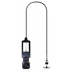 Valterra Sewer Waste Valve with 3 inchHub and 3 inch Spigot Fitting and Cable - H40H72