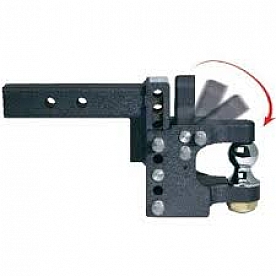 B&W Trailer Hitches Pintle Hook - 2 inch Receiver Mount and 2-5/16 inch Ball - TS10056