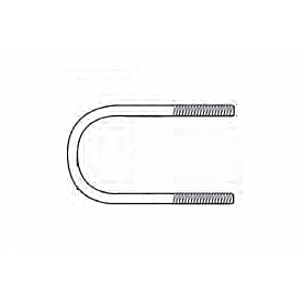 Dexter Leaf Spring Axle U-Bolt - 9 Inch Inside Length - 011-077-00