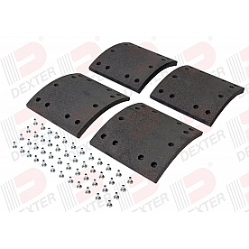 Dexter Trailer Brake Shoe Lining Kit K71-138-00