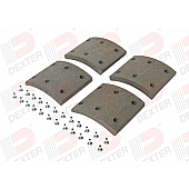 Dexter Trailer Brake Shoe Lining Kit K71-152-00