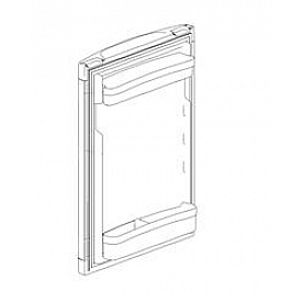Norcold Refrigerator Door - N3104 Series - Lower Charcoal Gray  - 690152107R