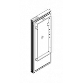 Norcold 2117/ 2118 Refrigerator Door - Black Stainless Steel - 630246