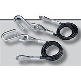 Tie Down Trailer Safety Cable - 36 Inch 5000 Pound - Set of 2 - 59541