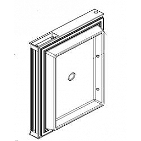 Norcold Refrigerator Door - Upper Left Hand Black - 630244