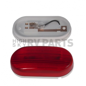 Grote Industries Clearance Marker Light - 4 inch X 2 inch Incandescent Red - 46702-2