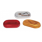 Grote Industries Clearance Marker Light - 4 inch X 2 inch Incandescent Red - 46702