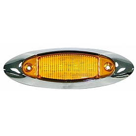 Peterson Mfg. Clearance Marker LED Light - 4-3/4 inch X 1-1/2 inch Amber - V178XA