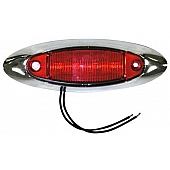 Peterson Mfg. Clearance Marker LED Light - 4-3/4 inch X 1-1/2 inch Red - V178XR
