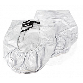 Camco Spare Tire Cover - Up To 42 inch Size - Colonial White Vinyl - 45336