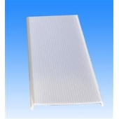 Thin-Lite Interior 742 Series Recessed Fluorescent Dual Light Lens - D-742 