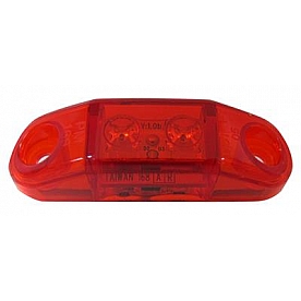 Peterson Mfg. Clearance Marker LED Light - 2.6 inch X 3/4 inch Red - V168R