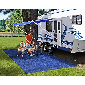 Prestofit RV Patio Mat 6 Feet x 9 Feet Imperial Blue - 2-1183