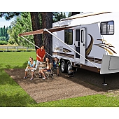 Prestofit RV Patio Mat 8 Feet x 12 Feet Brown - 2-1201
