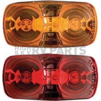 Optronics Clearance Marker Light - 4-1/16 Inch x 2-1/8 Inch Amber - MC42AS