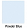 C.RECREATION Bed Sheets Powder Blue - Bunk RV34X75/PB