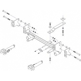 Roadmaster Inc EZ5 Series Vehicle Baseplate For Jeep Wrangler JL - 521450-5