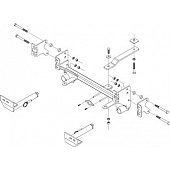 Roadmaster Inc EZ4 Series Vehicle Baseplate For Jeep Wrangler JL - 521450-4