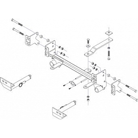 Roadmaster Inc EZ4 Series Vehicle Baseplate For Jeep Wrangler JL - 521450-4