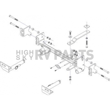Roadmaster Inc EZ4 Series Vehicle Baseplate For Jeep Wrangler JL - 521450-4