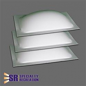 Specialty Recreation Rectangular Skylight 17-1/2 Inch x 25-1/2 Inch - White - Set Of 3 - SP1422W