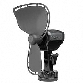 Caframo Limited Fan 12 Volt Black with Tilt Head - 747DCBCS