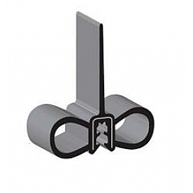 Clean Seal Slide Out Seal Black - 50' Wiper Type - ML-6705-50