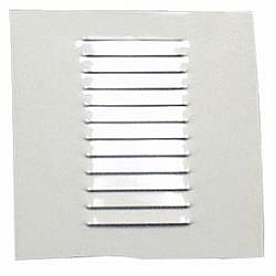 Interstate RV Doors Window Louver 12 inch x 12 inch White - 22-0633