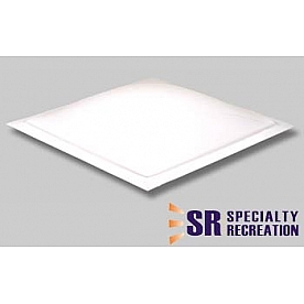 Specialty Recreation Square Skylight 18-1/2 Inch x 18-1/2 Inch - White - Single - SL1414W