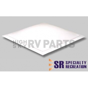 Specialty Recreation Square Skylight 18-1/2 Inch x 18-1/2 Inch - White - Single - SL1414W