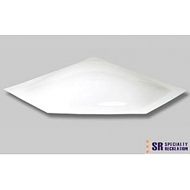 Specialty Recreation Neo Angle Skylight 27 Inch x 14-1/2 Inch - White - Single - NSL2412W