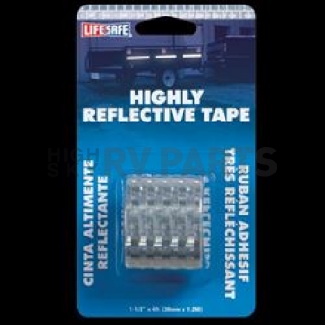 Top Tape and Label Reflective Tape 4 Feet X 1-1/2 Inch Silver - RE802