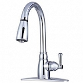 Dura Faucet Kitchen  Silver Plastic - DF-PK160-CP