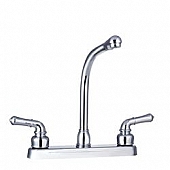 Dura Faucet Kitchen  Silver Plastic Body With Brass Spout - DF-PK210C-CP