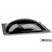 Specialty Recreation Rectangular Skylight 21-1/2 Inch x 27-1/2 Inch - Smoke Black - Single - SL1824S