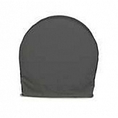 Covercraft Tire Cover - Up to 29 inch Size - Black Vinyl - Set of 2 - ST7001BK