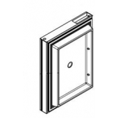 Norcold Refrigerator Door - Upper Right Hand Stainless Steel - 638464