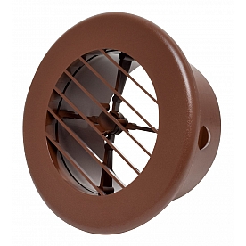 Valterra Heating/ Cooling Register - Round Walnut - A10-3347VP