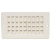 Valterra Heating/ Cooling Register - Rectangular White - A10-3364VP